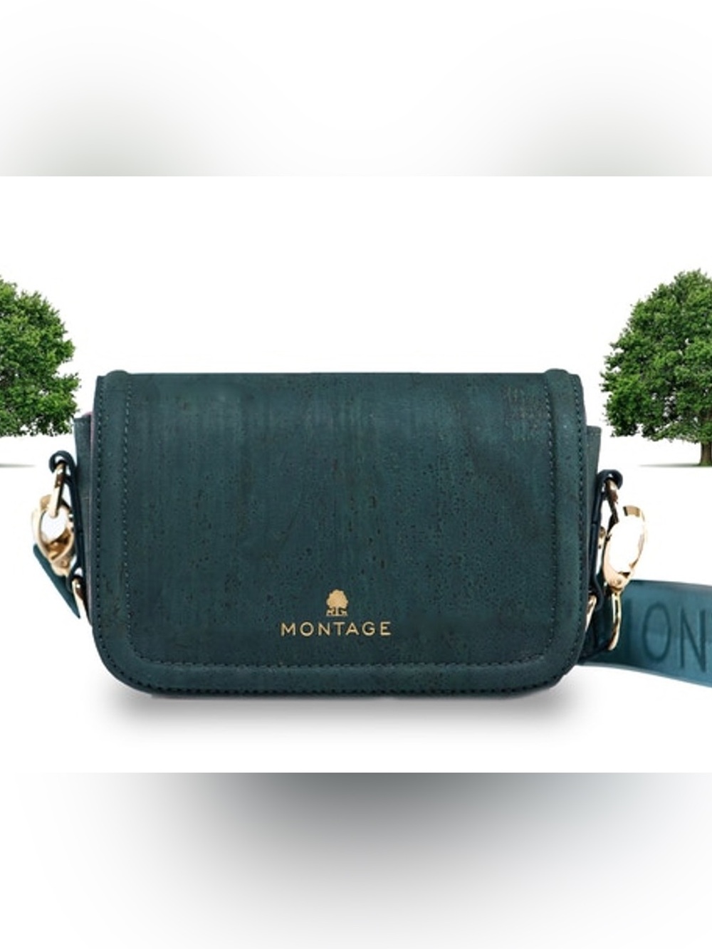 Montage green crossbody